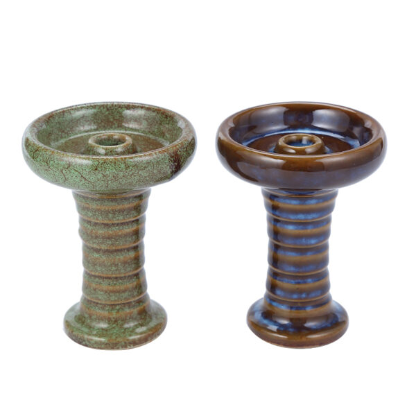 Pivot Clay Shisha Bowl with Glaze Great for All Shisha Flavors Smoking