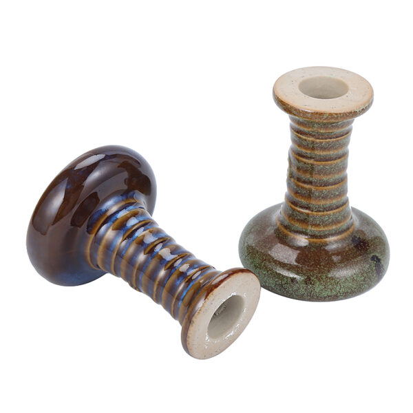 Pivot Clay Shisha Bowl with Glaze Great for All Shisha Flavors Smoking - Image 5