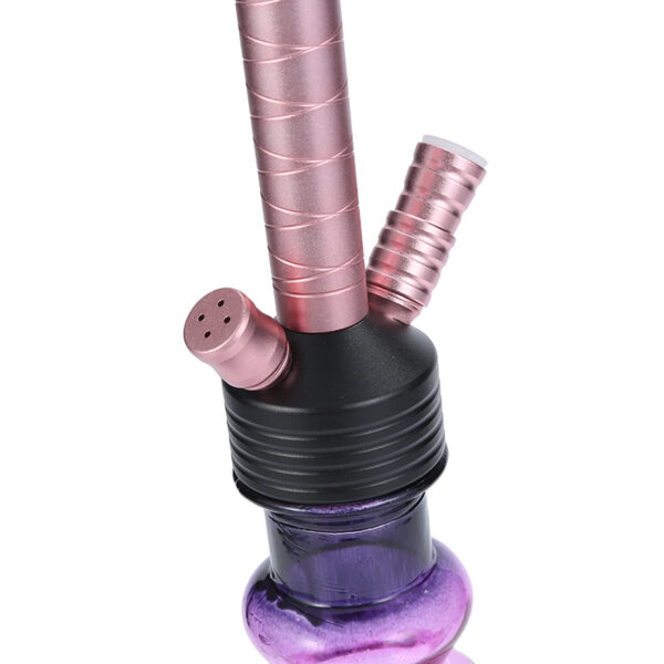 Portable Hookah Set with Everything Acrylic Hookah To Go Charcoal Holder Heat Management Device - Image 5