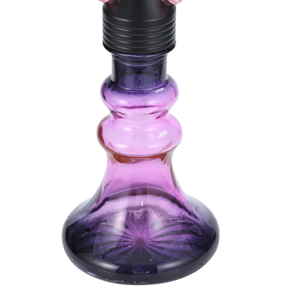 Portable Hookah Set with Everything Acrylic Hookah To Go Charcoal Holder Heat Management Device - Image 6