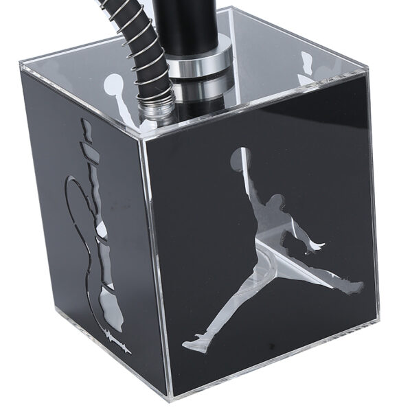 Amazon Cheap Wholesale Custom Cube Deluxe Square Travel Hookah - Image 5
