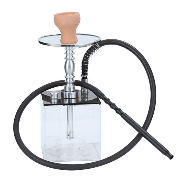 Portable Acrylic Cube Hookah with Led Light - Image 6