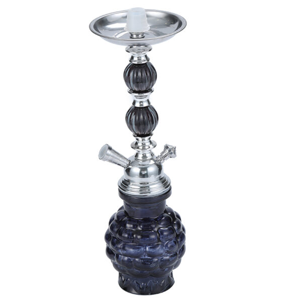 12" Premium 1 Hose Hookah Complete Set - Mini Fruit Hookah Glass Vase - Image 2