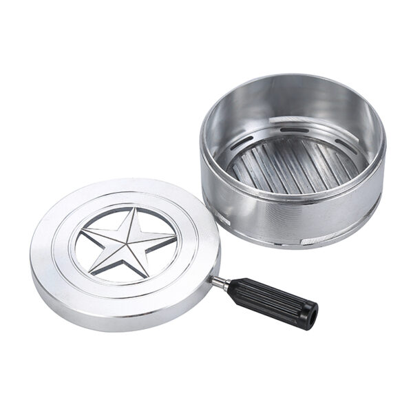 Heat Management System Charcoal Holder with Cover for Smoking Hookah Kaloud - Image 2