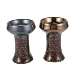 Ceramic Hookah Bowl 100% Clay Ceramic with Glaze Big Shisha Hookah Tobacco Bowl Funnel for Hookah Smoking