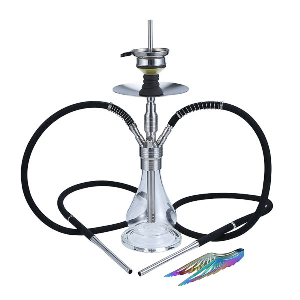 MIG Stainless Steel Hookah 2 Hose Germany Shisha Huka