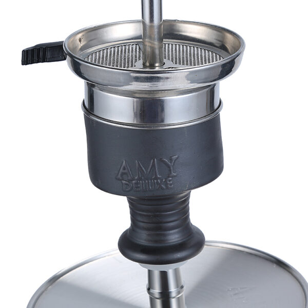 Amy Deluxe Hookah Medium Size - Stainless Steel Medium Size Shisha - Image 2