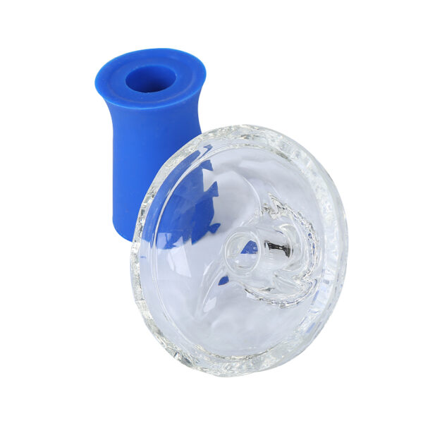 Glass Silicone Hookah Bowl Deep Extra Large Medium Beautiful Crystal Hookah - Image 3