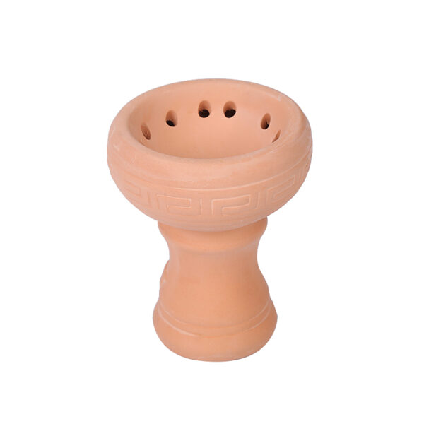 Hookah Bowl Red Clay Ceramic Shisha Pipe Nargile Tobacco Accessories - Image 2