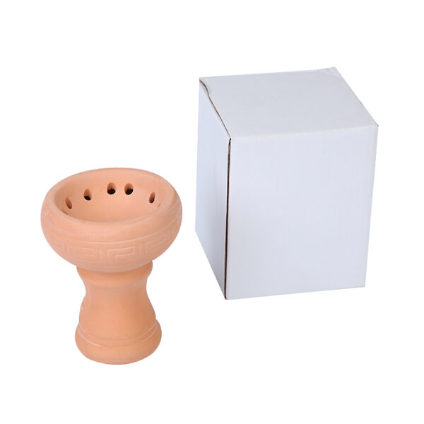 Hookah Bowl Red Clay Ceramic Shisha Pipe Nargile Tobacco Accessories - Image 5