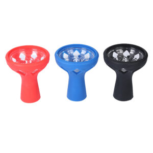 Silicone Hookah Bowl with Stainless Steel Charcoal Holder Heat Management