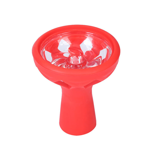 Silicone Hookah Bowl with Stainless Steel Charcoal Holder Heat Management - Image 2