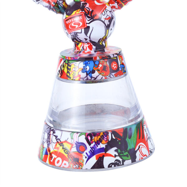 Aluminium Alloy Chicha Metal Art Desgin Graffiti Small Hookah Set - Image 5