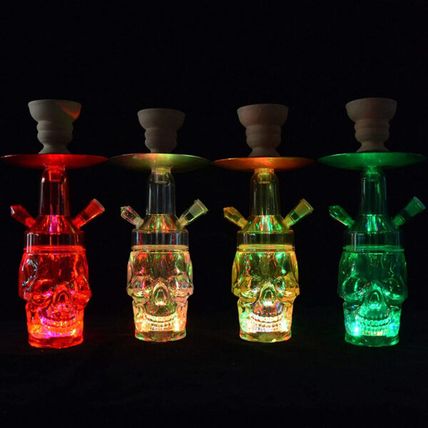 Unique Portable Skull Hookah Shisha LED Hookah Adalya Cup Hookah - Image 6