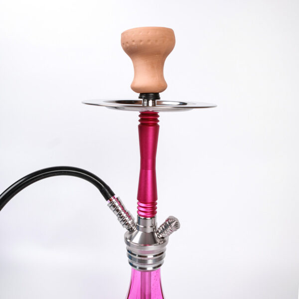 Colorful Hookah with Acrylic Vase And LED Lighting - Image 4