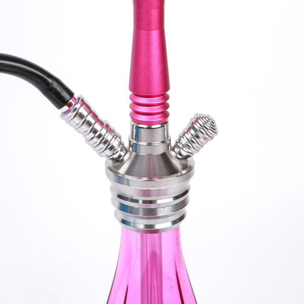Colorful Hookah with Acrylic Vase And LED Lighting - Image 6