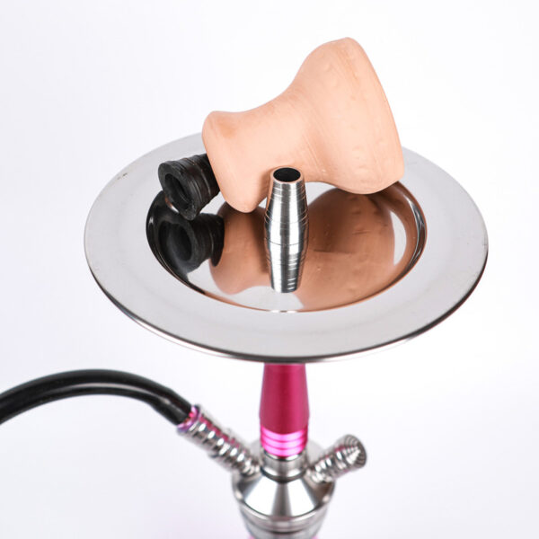 Colorful Hookah with Acrylic Vase And LED Lighting - Image 5