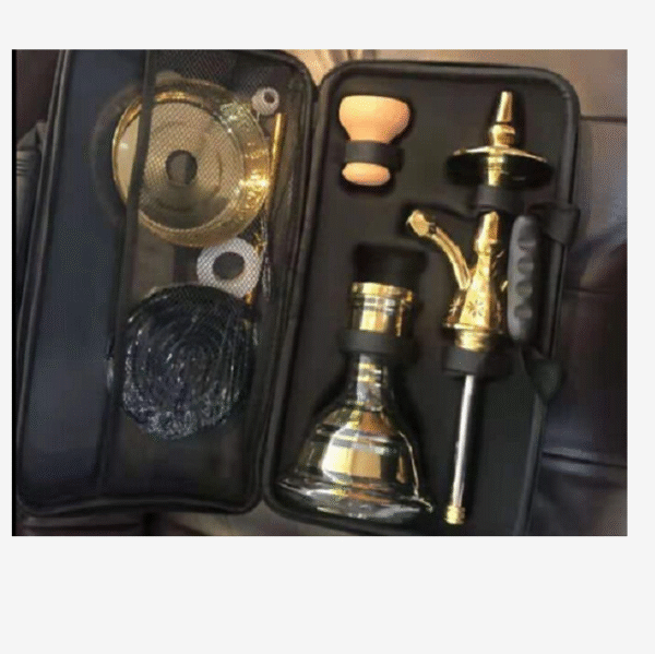 Fancy Glass Hookah Shesha Shisha Stainless Steel Hokah - Image 6